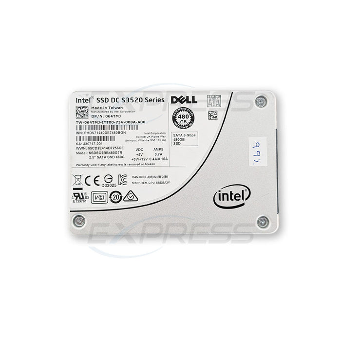 Dell 2.5" 480GB SATA 6Gbps MLC SSD | 64TMJ