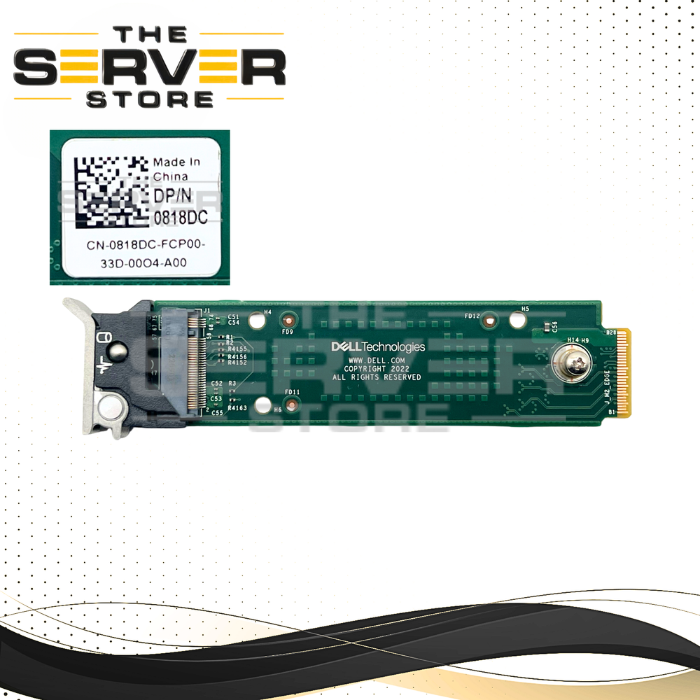 Dell 2x M.2 NVMe Slot BOSS-N1 PCIe G3 x4 Hot-Swap Carrier Adapter 0818DC 818DC