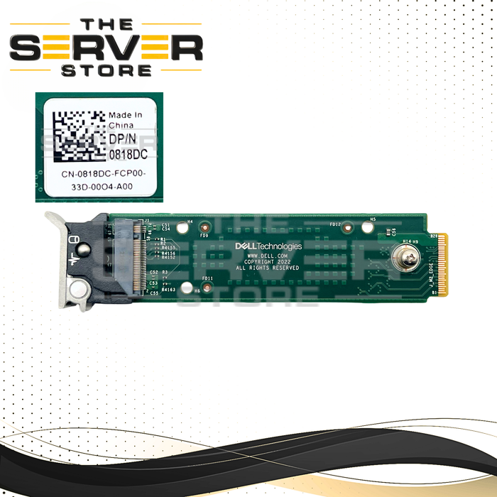 Dell 2x M.2 NVMe Slot BOSS-N1 PCIe G3 x4 Hot-Swap Carrier Adapter 0818DC 818DC