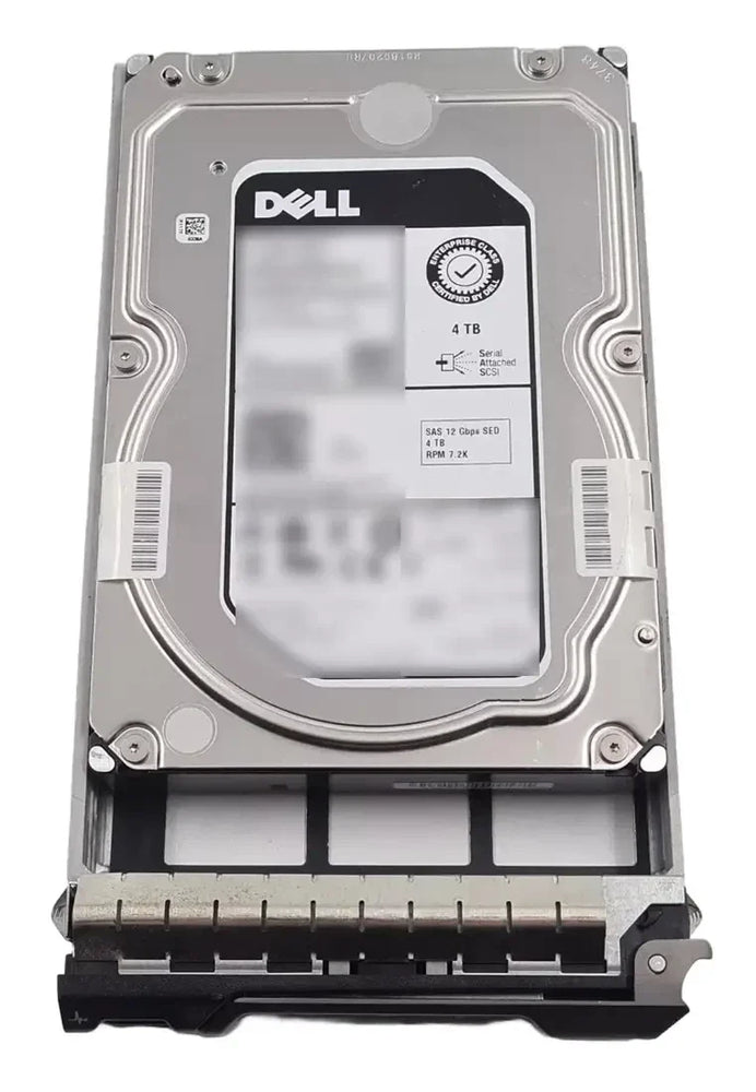 Dell 400-ANUT 4TB SED 7.2K 3.5" NL SAS 12Gbps 512n Hot-Plug Hard Drive | USED