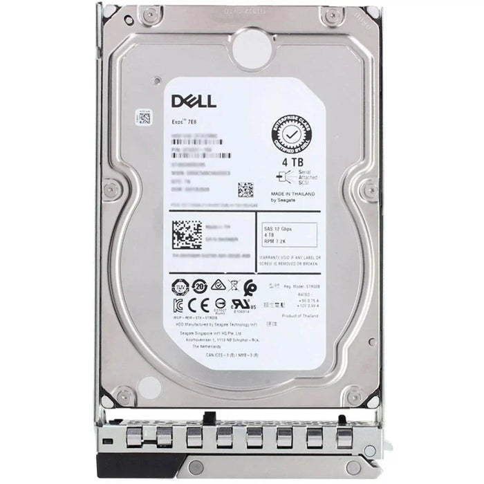 Dell 400-ATKL 4TB 7.2K NL SAS 12Gbps 512n 3.5" Hot-Plug Hard Drive with 14G Tray | USED