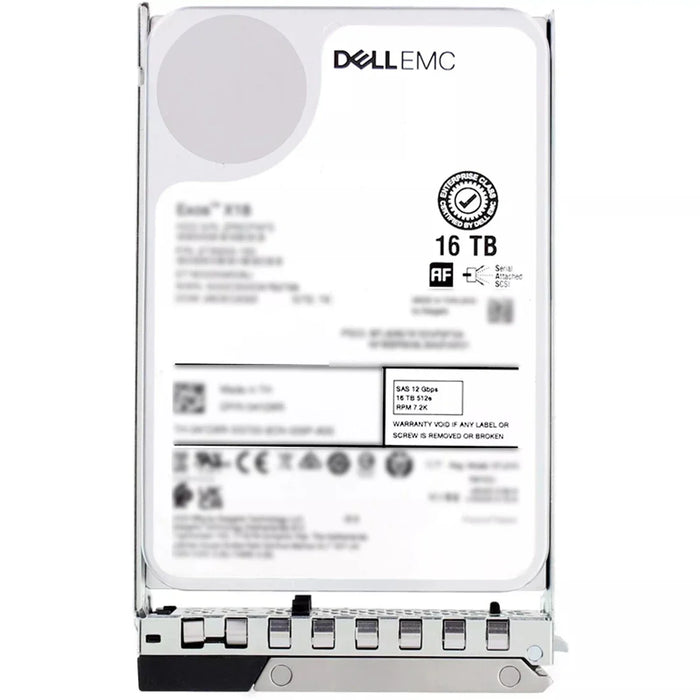 Dell 400-BJKZ 16TB 7.2K ISE NL SAS 12Gbps 512e 512MB 3.5inch Hot Plug Hdd with Tray | USED