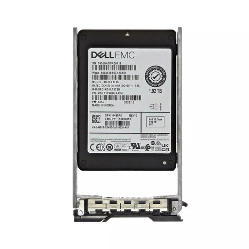 Dell 498F8 1.92TB SAS-12Gbps Read Intensive 2.5inch SSD | USED
