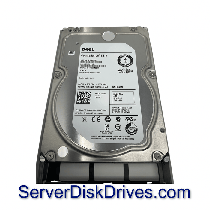 529FG — Dell 4TB 7200rpm SAS 3.5in for PowerEdge Server ST4000NM0