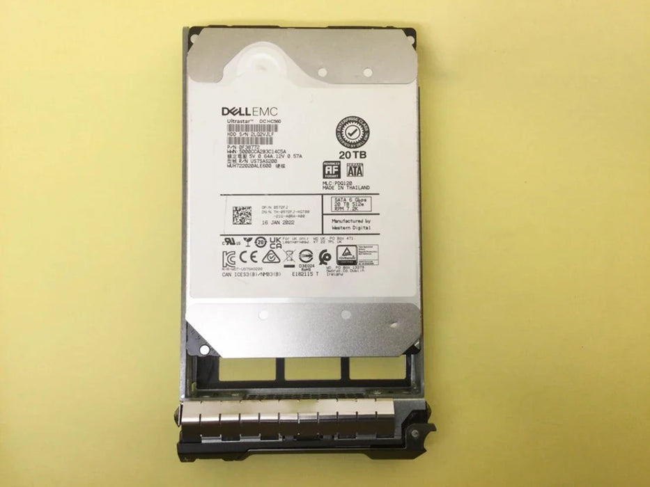 Dell 572FJ 20TB 7.2K SATA 6Gbps 512e 3.5in Hot-plug Hard Drive | USED