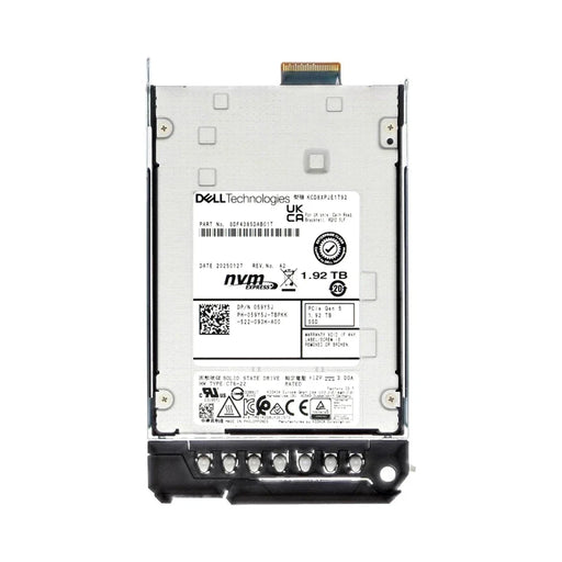 Dell 59Y5J 1.92TB PCIe 5.0 NVMe 2.0 TLC E3.S 7.5 mm Read Intensive SSD | USED