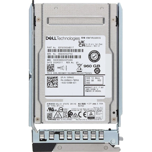 Dell 6RNXC 960GB SED SAS RI 12Gbps 2.5in Hot-plug Drive | USED