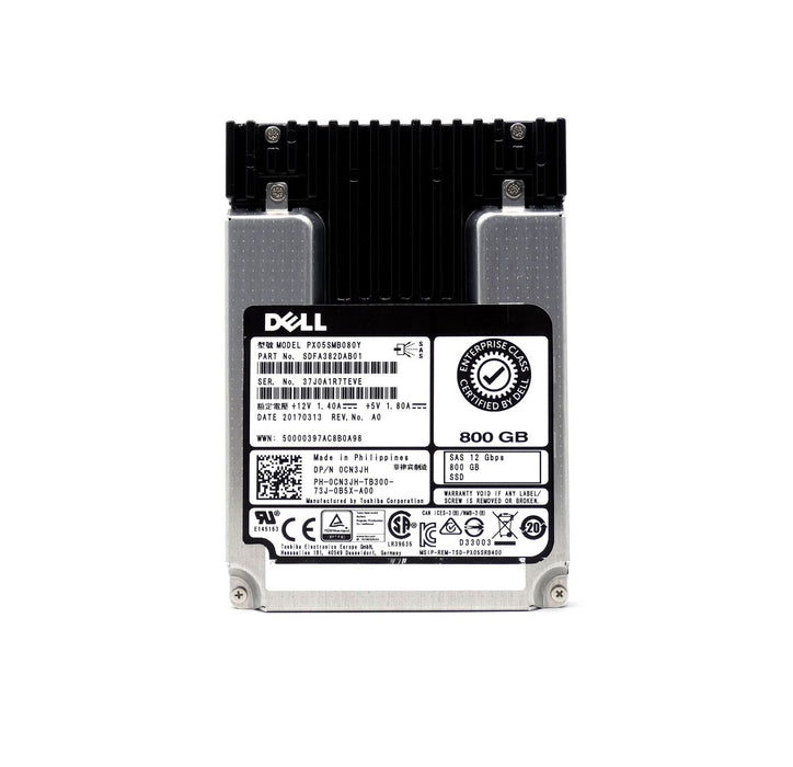Dell 800GB 12G 12Gbps Write Intensive MLC SAS 2.5'' Enterprise SSD PX05SMB080Y (PX05SMB080Y)