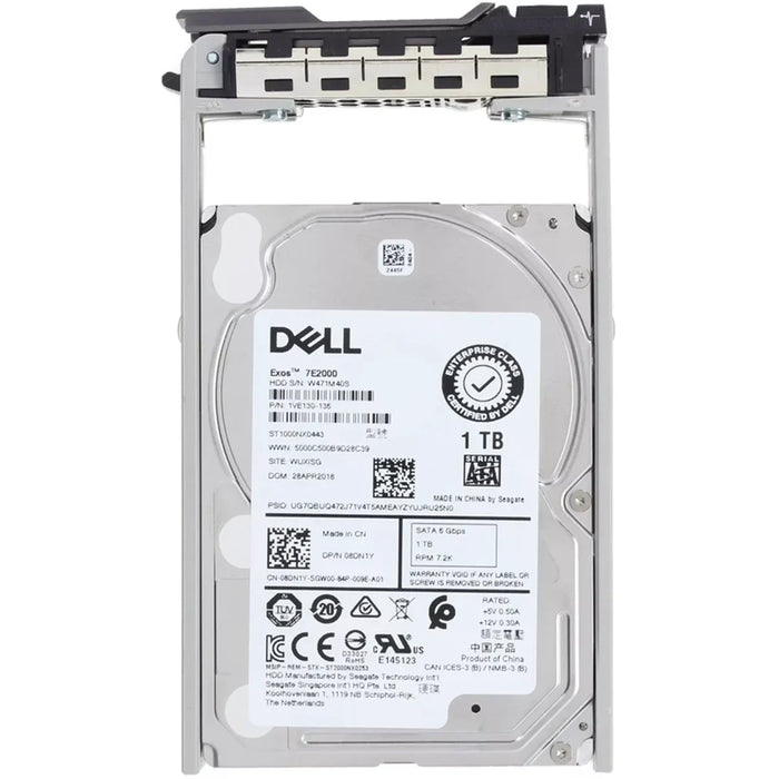 Dell 8DN1Y 1TB 7.2K SATA 6Gbps 512n 2.5" 13G Internal Hdd | USED