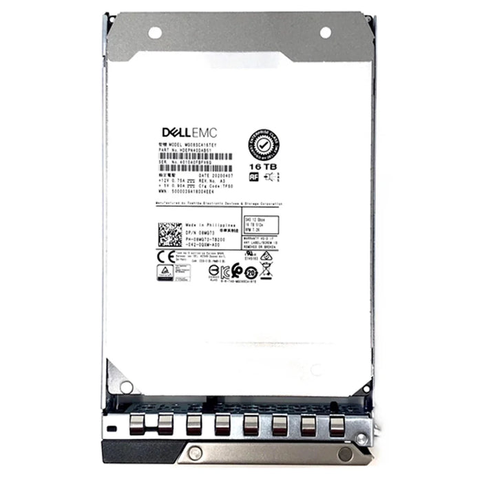 Dell 8MG73 16TB 7.2K ISE NL SAS-12Gbps 512e 512MB 3.5inch Hot Plug Hdd 14G | USED