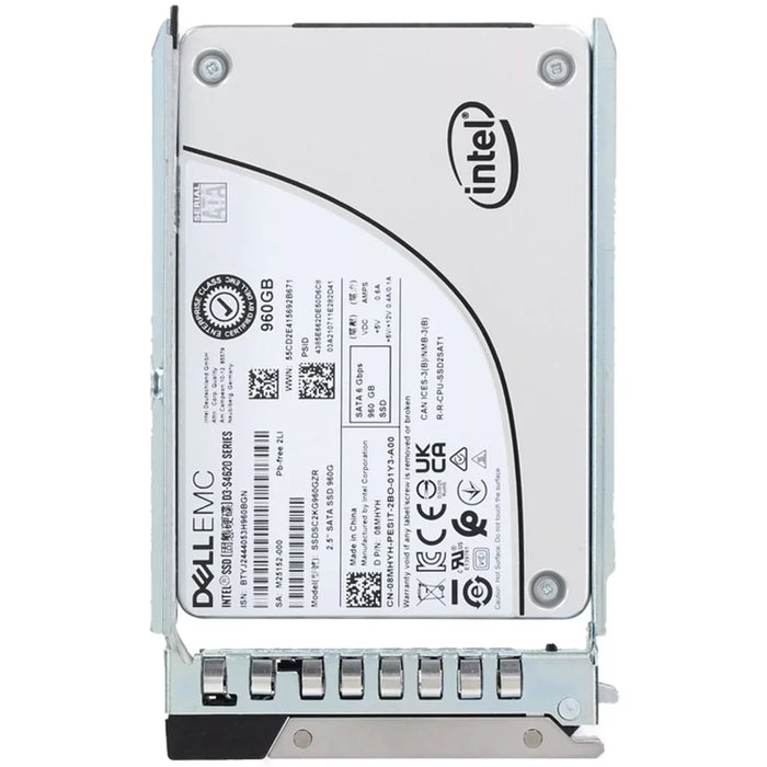 Dell 8MHYH 960GB SATA-6Gbps Mixed Use 3DWPD 2.5-inch Hot-Plug SSD NEW | USED
