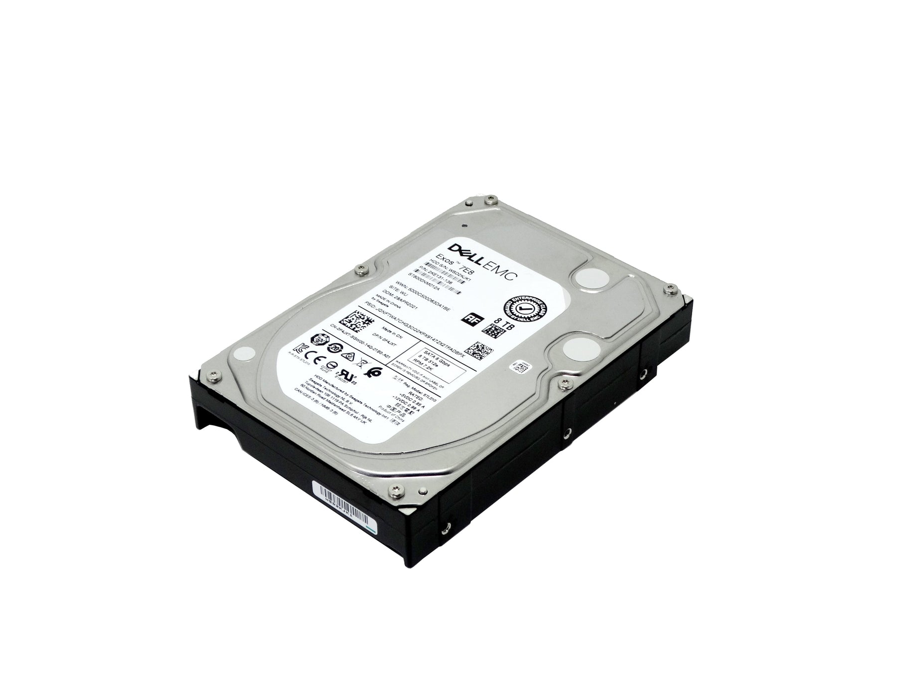 Dell 8TB 7.2K 6Gbps SATA 512e 3.5'' HDD Hard Drive (0F4JXT)