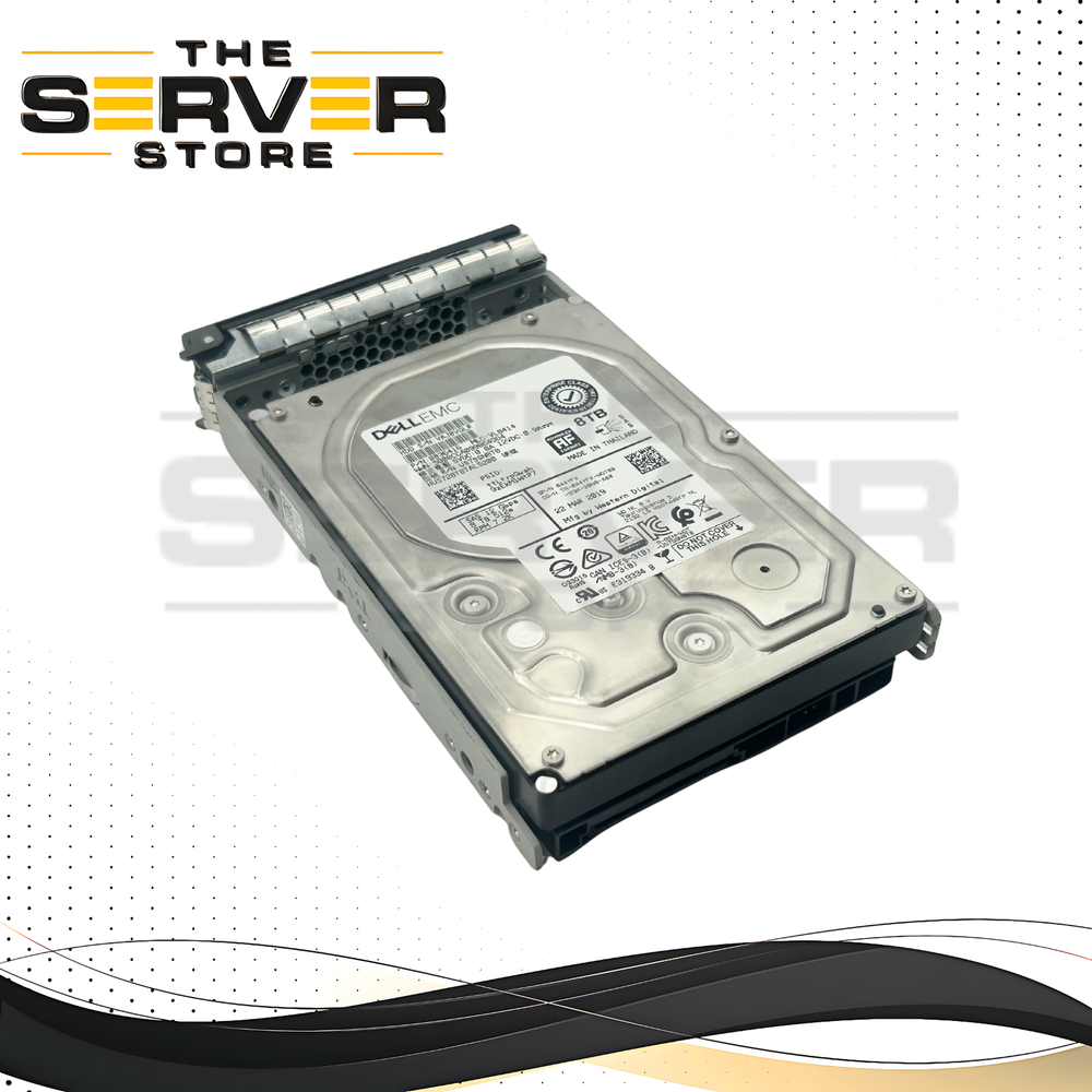 Dell 8TB SAS 12G 7.2K 3.5" HDD H320 HUS728T8TAL5200 Tray G14/13/12 044YFV 44YFV-DELL-KIT-2