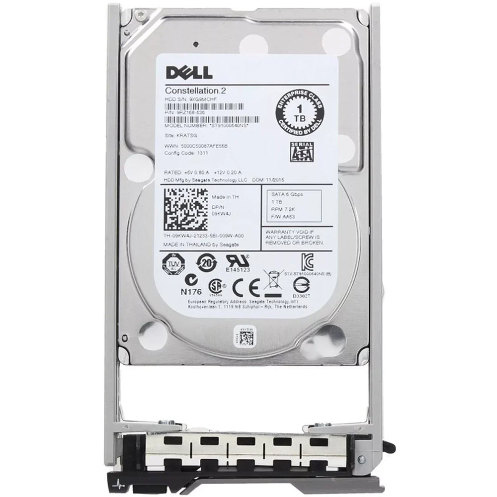 Dell 9KW4J 1TB 7200 RPM SATA 6Gbps 2.5" Hdd | USED