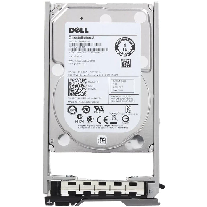 Dell 9KW4J 1TB 7200 RPM SATA 6Gbps 2.5" Hdd | USED
