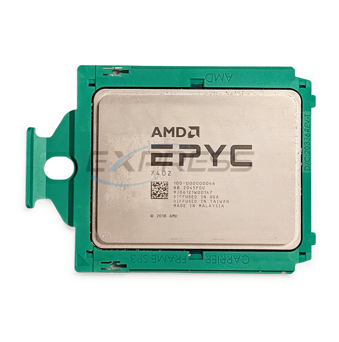 Dell AMD EPYC 7402 (2.8Ghz / 24 Cores / 128MB / 180W) Processor | 100-000000046-DELL