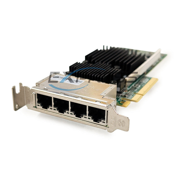 Refurbished Dell Broadcom 57454 Quad Port 10GbE BASE-T RJ45 LP Adapter | 8HCGC