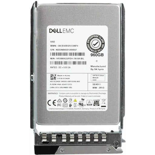 Dell C0K9Y 960GB SATA-6Gbps Read Intensive 1DWPD 2.5Inch Hot-Plug SSD Ref | USED