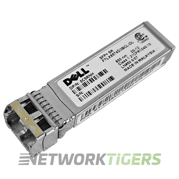 Dell C5RNH BASE-SR 10GB 850nm FTLX8574D3BCL-DL MMF SFP+ Transceiver