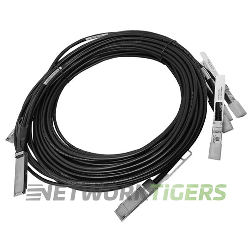 Dell DAC-QSFP-4SFP-10G-7M JR54Y 7m 1x 40GB QSFP+ to 4x 10GB SFP+ Breakout Cable