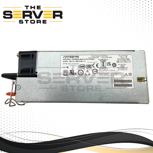 Dell EMC 1450W 80+ Platinum Hot-Swap Redundant Power Supply for VNX2 / VNX8000 Storage. OEM by Artesyn. P/N: R-41058882, 700-013695-0100, 071-000-722-01.
