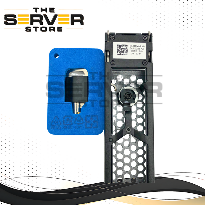 Dell EMC 1U Security Front Bezel with LCD Screen & Key for PowerEdge R440, R450, R640, R650, R6515 & R6525 Servers. P/N: K11NY, 0K11NY