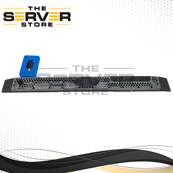Dell EMC 1U Security Front Bezel with LCD Screen & Key for PowerEdge R440, R450, R640, R650, R6515 & R6525 Servers. P/N: K11NY, 0K11NY