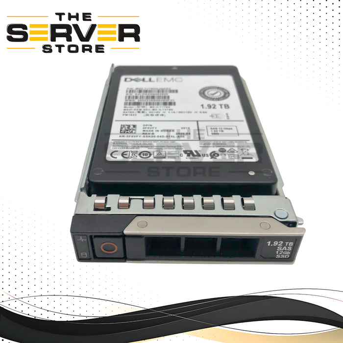 Dell EMC 1.92TB SAS 12G RI SFF 2.5" SSD Samsung PM1643 MZ-ILT19A 0F0VFY F0VFY