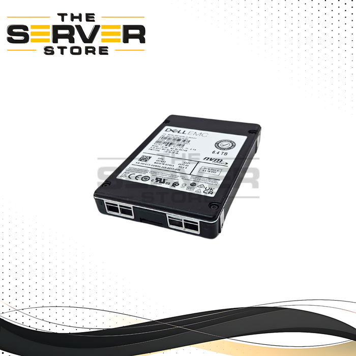 Dell EMC 6.4TB NVMe U.2 G4 x4 MU 2.5 SSD Samsung PM1735a MZ-WLR6T4B 09F6Y3 9F6Y3