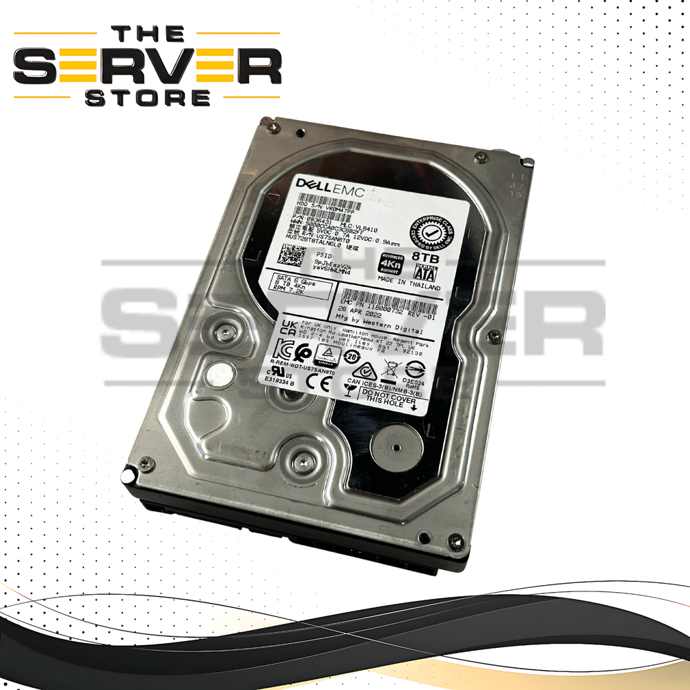 Dell EMC 8TB SATA 6Gbps 7.2K LFF 3.5" RPM HDD Hard Drive 0B36431