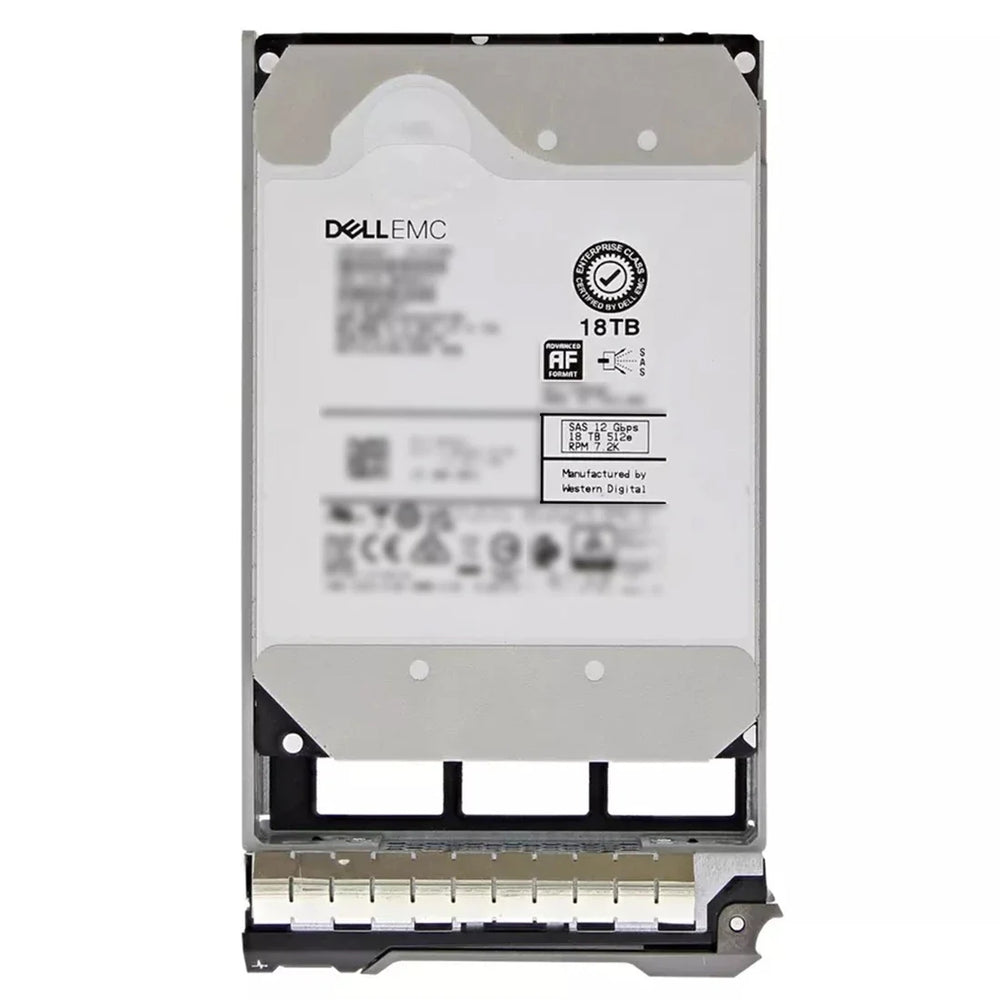 Dell EMC C78YJ 18TB 7.2K RPM SAS 12Gbps 512e 3.5inch Hot-Plug Hard Drive with Tray | USED