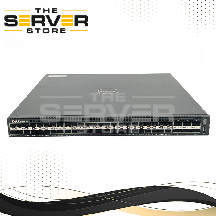 Dell EMC Power Switch 48x10GbE SFP+ 6xQSFP+ with fan and Power Supply S4048-ON