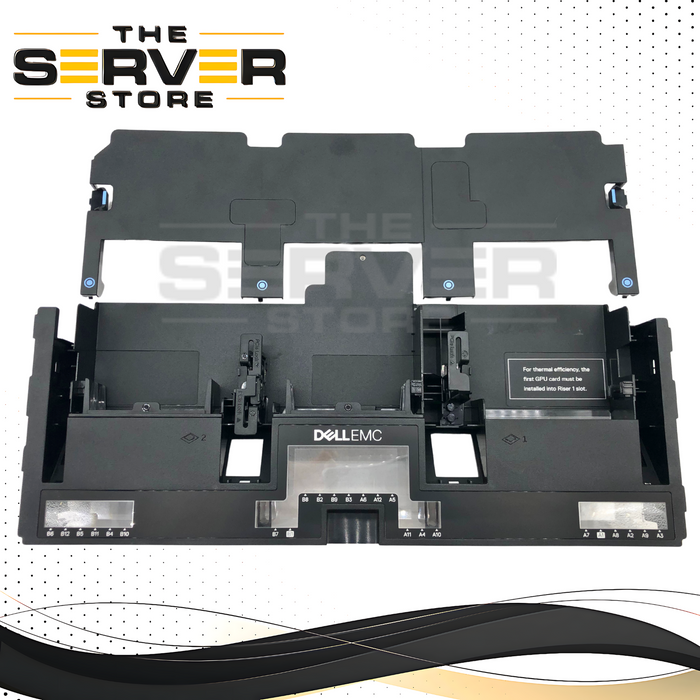 Dell EMC PowerEdge R740 / R740xd GPU Configuration CPU & Memory Cooling Baffle / Air Shroud. P/N: RFFDP, 0RFFDP.