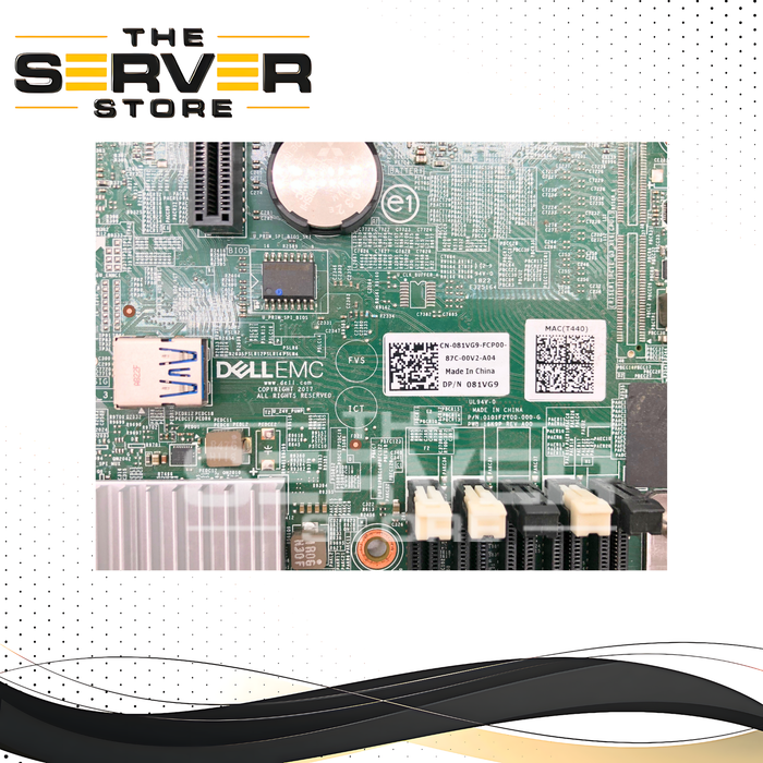 Dell EMC PowerEdge T440 Tower Server Motherboard. P/N: 81VG9, 081VG9.