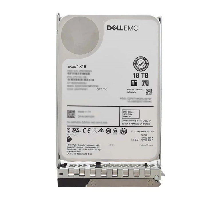 Dell EMC V4PR2 18TB 7.2K RPM SATA 6Gbps 512e 3.5inch Hot-Plug Hard Drive with kit | USED