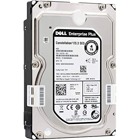 Dell Enterprise  4TB 7.2K 6Gbps SATA 3.5'' LFF Hard Drive HDD (095M6K)