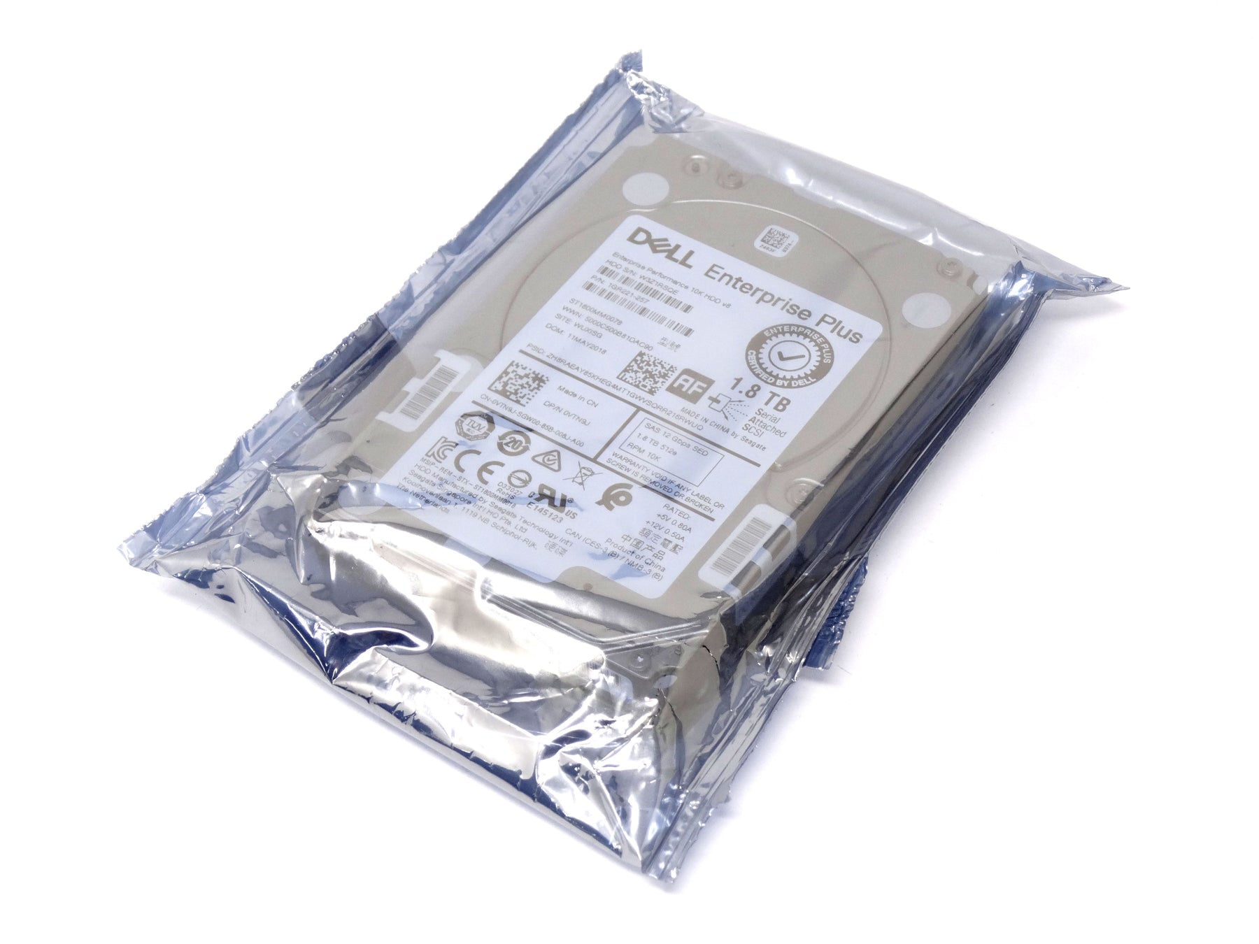 Dell Enterprise Plus 1.8TB 10K SAS 12Gbps 512e 2.5'' SED Hard Drive (400-AJQM)