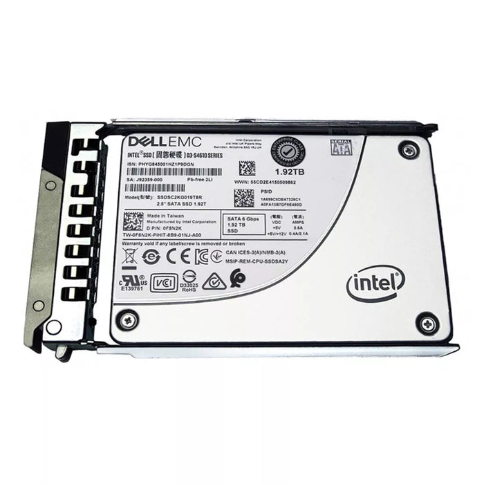 Dell F8N2K 1.92TB SATA-6Gbps Mixed Use 3DWPD 2.5-Inch Hot Plug SSD New | BRAND NEW