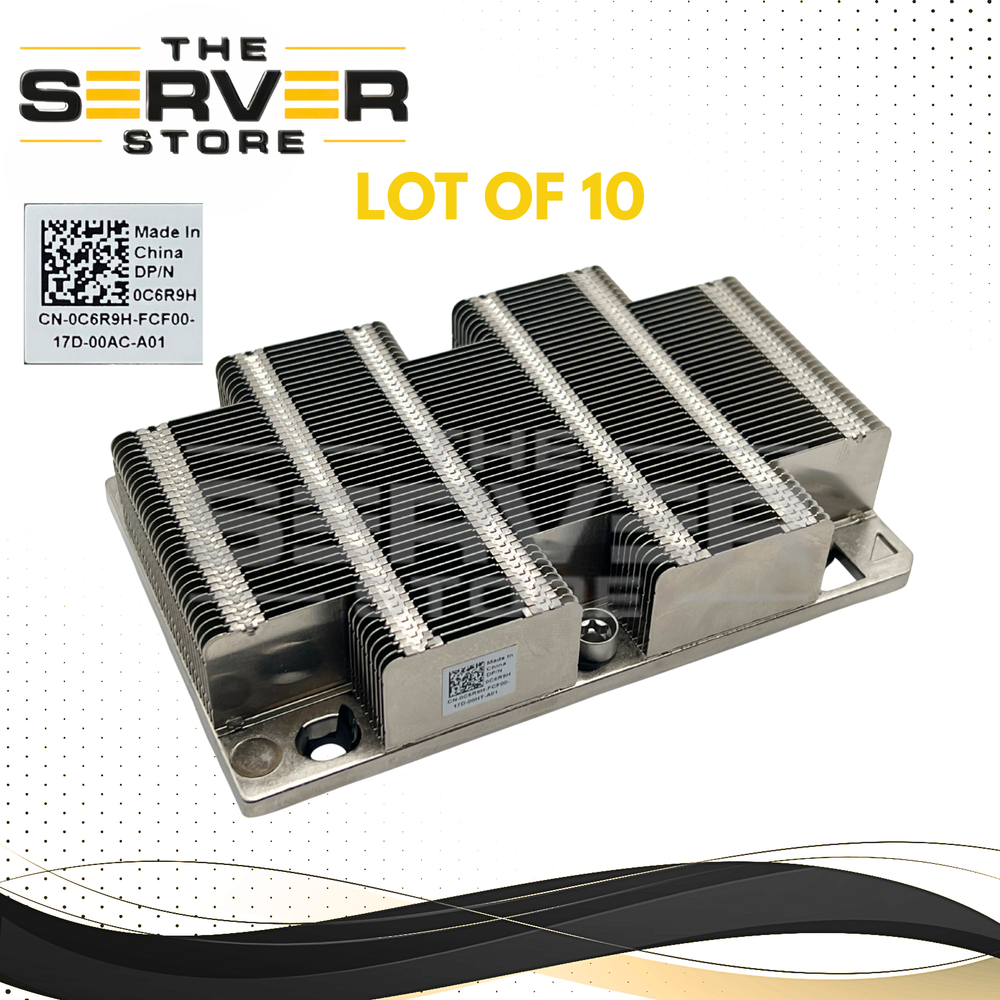 (LOT OF 10) Dell High Performance CPU Heatsink PowerEdge R740 R740xd R640 0C6R9H C6R9H