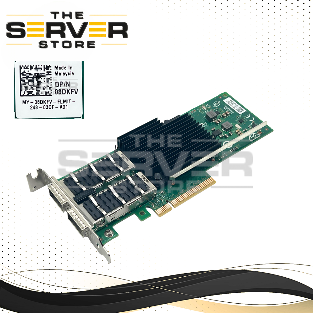 Dell Intel XL710-QDA2 Dual Port 40Gbe QSPF+ Converged Network Adapter (CNA) 08DKFV 8DKFV