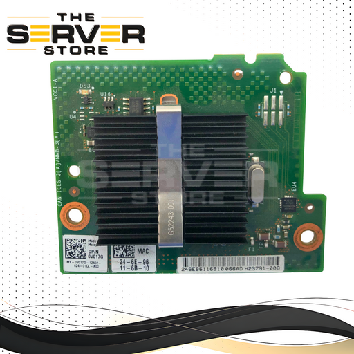 Dell Intel i350 Quad-Port 1GbE RJ-45 Blade Network Daughter Card (BNDC) for PowerEdge Servers. P/N: H23794-003, H23793-003, H23791-006, 0V017G, V017G.