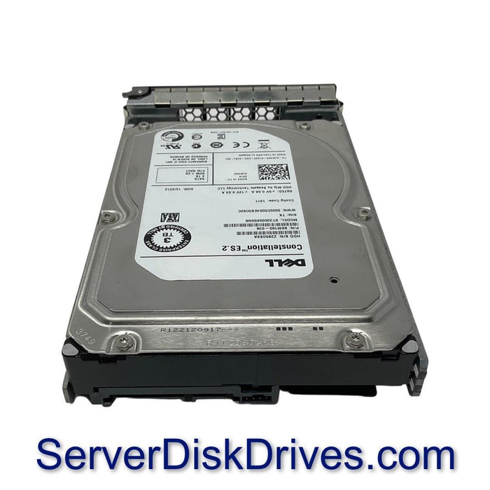 JMN63 — Dell 3TB 7200RPM 3.5in SATA 6G Drive for PowerEdge