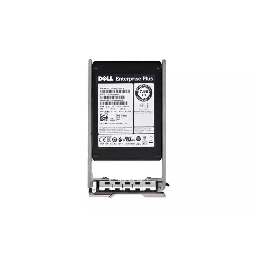 Dell JNV25 7.68TB SAS-12Gbps 2.5" Read Intensive TLC SSD | USED