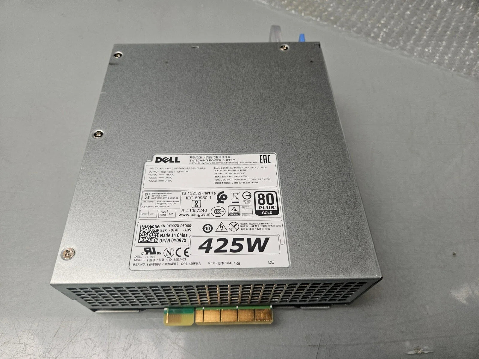 Dell L425EF-00 Precision 5820 425W PSU Power Supply 3W8F7/Y097X Genuine Dell