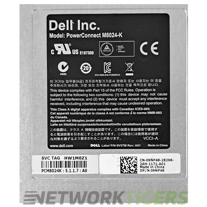 Dell M8024-K PowerConnect M1000e Blade 4x 10GB SFP+ Switch Module