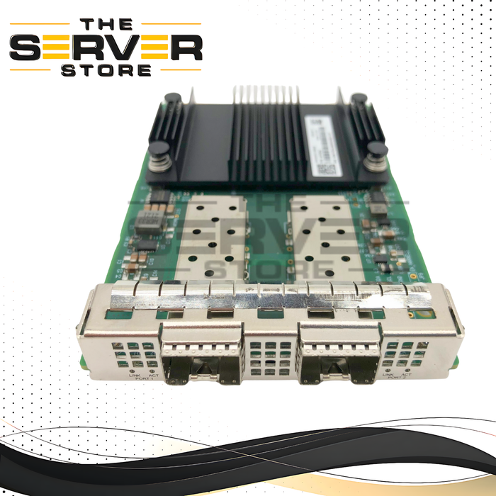 Dell Mellanox ConnectX-5 Dual Port 25GbE OCP 3.0 Network Interface Card (NIC). Designed for Dell 15th Generation PowerEdge Servers. P/N: 4TRD3, 04TRD3.
