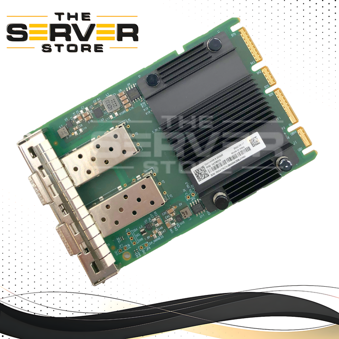 Dell Mellanox ConnectX-5 Dual Port 25GbE OCP 3.0 Network Interface Card (NIC). Designed for Dell 15th Generation PowerEdge Servers. P/N: 4TRD3, 04TRD3.