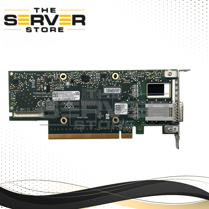 Dell Mellanox ConnectX-6 Single Port Network Card CX653105A 0CY7GD CY7GD (Low Profile)