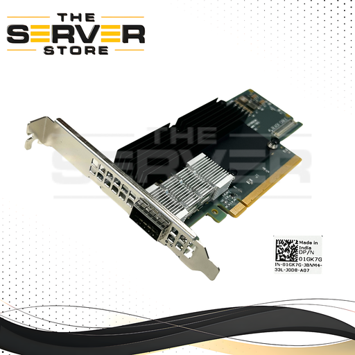 Dell Mellanox ConnectX-6 Single Port QSFP56 200Gb/s PCIe 4.0 x16 01GK7G 1GK7G