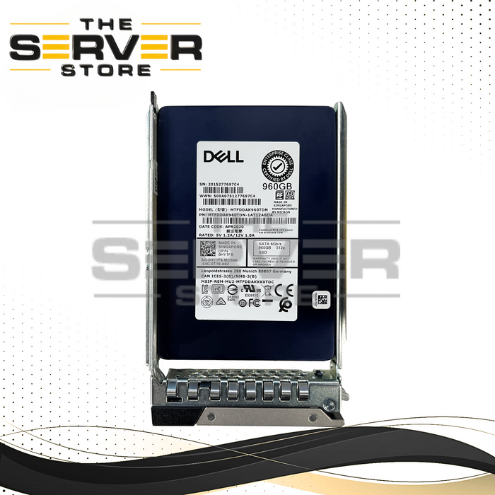Dell Micron 960GB SATA 6G MU 2.5 SSD Micron 5200 Max MTFDDAK960TDN HY1F8